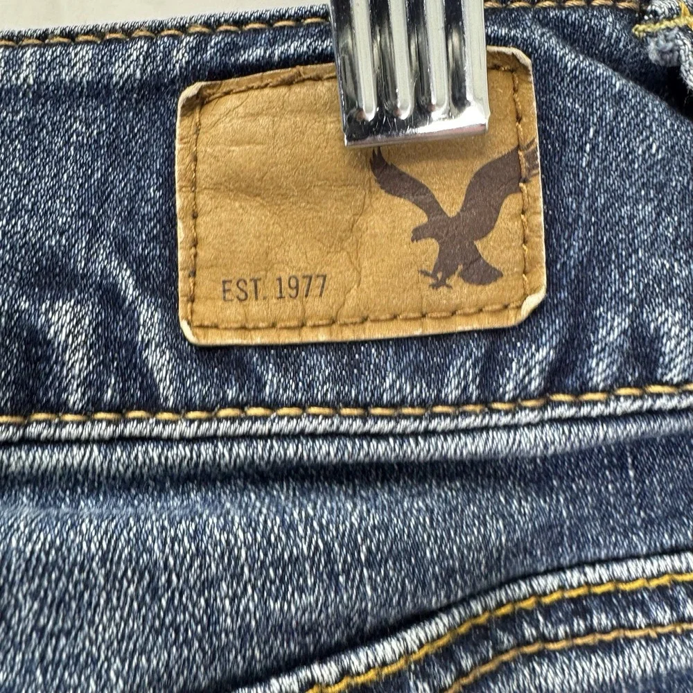 American Eagle Outfitters Artist Super Stretch Bootcut Jeans 00 Short - Picture 5 of 12